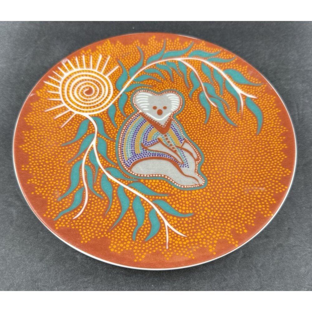 Baribunma Koala Dreaming By Pam Hall Austrailian 8" Plate